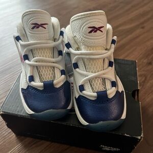 Reebok Kids Navy and White Sneakers